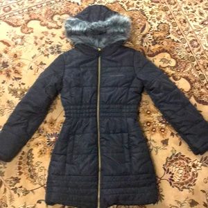 Girls Calvin Klein long puffer jacket size 8/10
